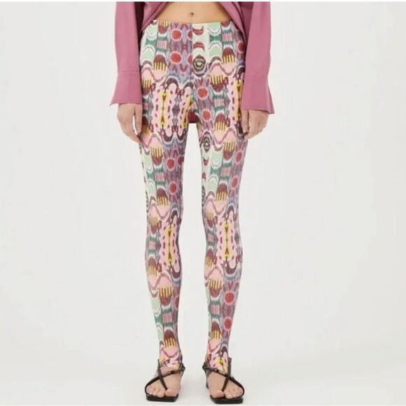 Maria Cher Pants - Maria Cher Olite Joy Abstract Multicolor High Rise Legging